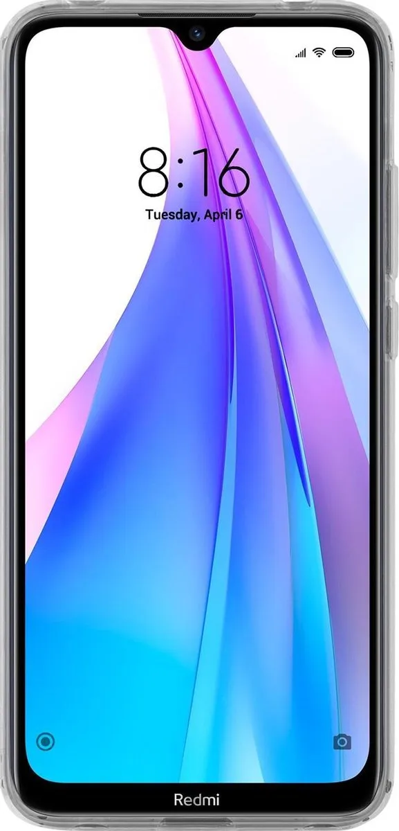 Azuri Hoesje Xiaomi Redmi Note 8T XRN8T76454601 - Transparant