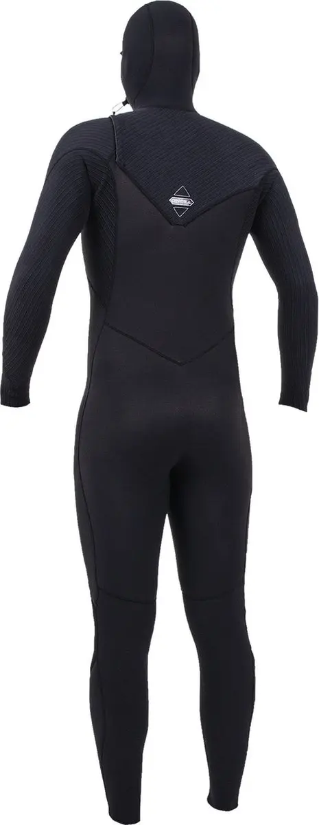 O'Neill Heren HyperFreak+ 4/3mm Borst Ritssluiting Met Capuchon W