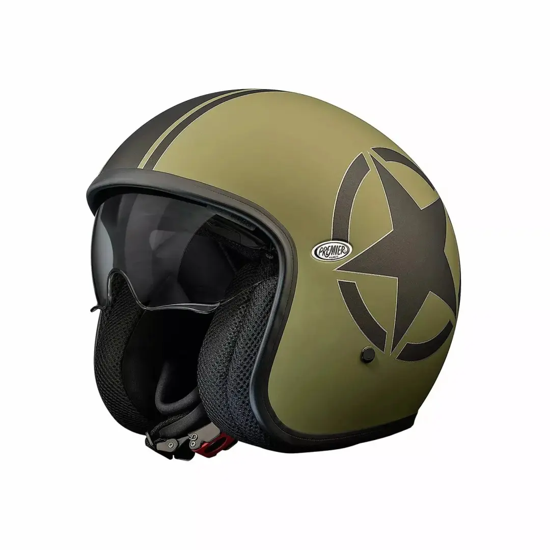 Premier Vintage SG Jet Motorhelm