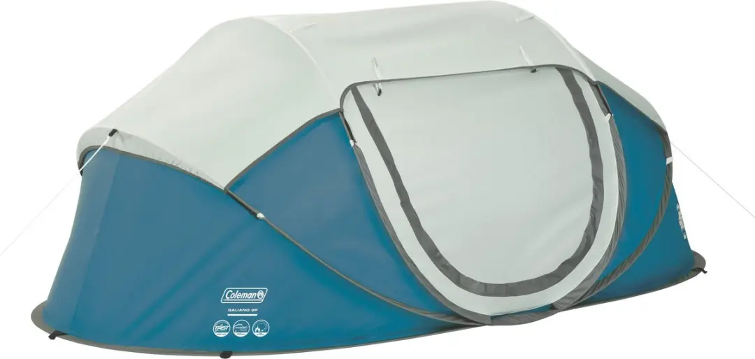 Coleman Galiano 2 Pop-up tent - tent 2 persoons - handige pop up tent - Blauw/Wit - afbeelding 2 van 6