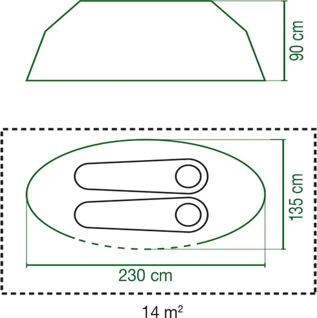 Coleman Galiano 2 Pop-up tent - tent 2 persoons - handige pop up tent - Blauw/Wit - afbeelding 3 van 6