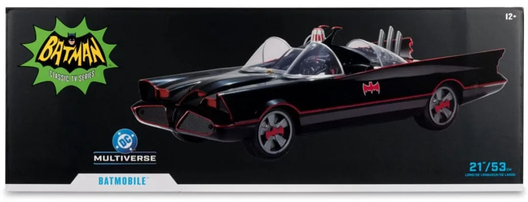 McFarlane Toys DC Multiverse Batmobile 53cm - Batman 1966 - Multicolor