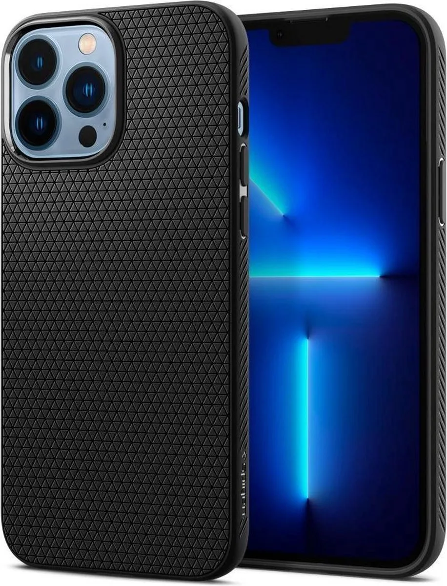 Spigen Liquid Air TPU Hoesje iPhone 13 Pro Max - Zwart
