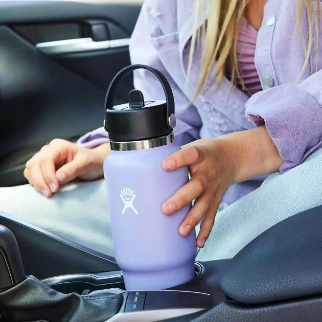 Hydro Flask Travel Thermosfles 946ml met Rietje - Roze - afbeelding 2 van 5