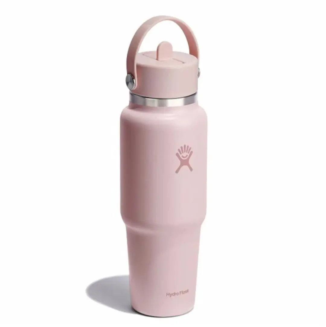Hydro Flask Travel Thermosfles 946ml met Rietje - Roze - afbeelding 3 van 5