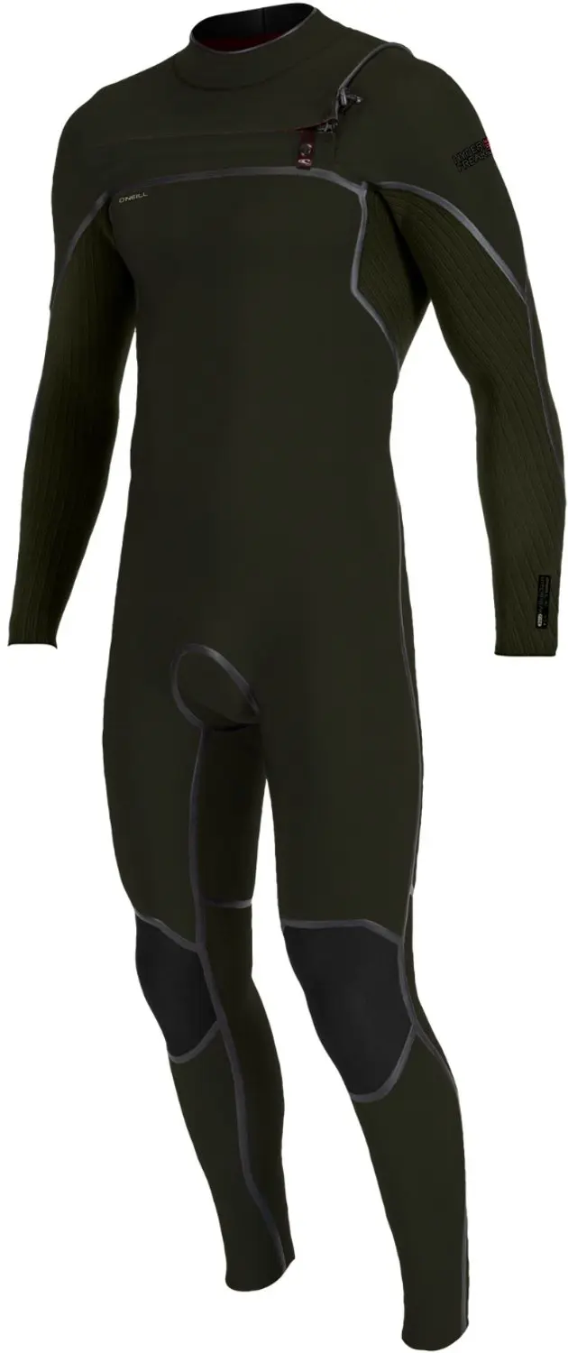 2026 O'Neill Heren Hyperfreak Fire+ 4/3mm Borst Ritssluiting Wetsuit 5