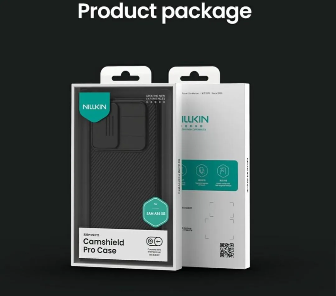 Nillkin CamShield Pro Hoesje Samsung Galaxy A36 - Zwart - afbeelding 6 van 6