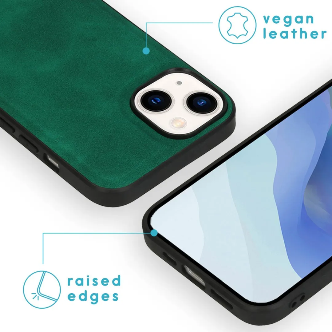 Imoshion Hoesje iPhone 14 Donkergroen - 2-in-1 Bookcase
