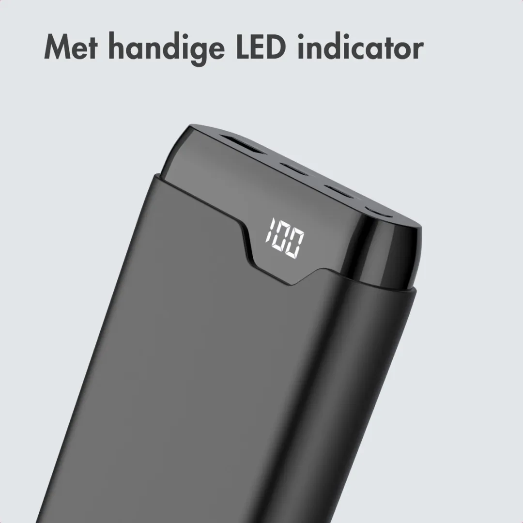 Imoshion Powerbank SH00084424 27.000mAh - 30W - 3x USB - Zwart