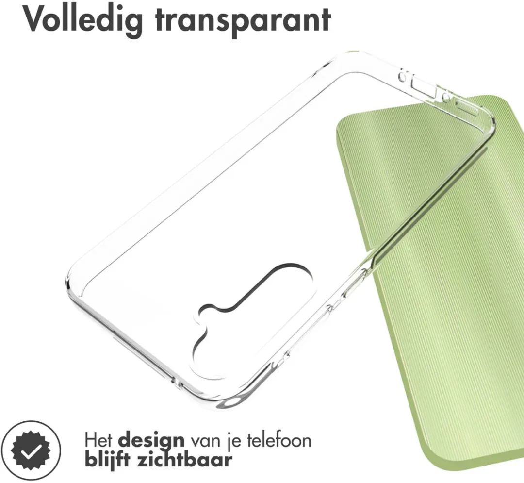 Accezz Hoesje Samsung Galaxy A35 - Transparant