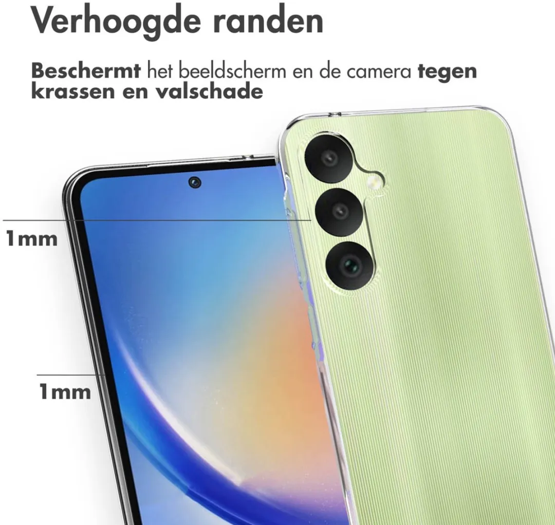 Accezz Hoesje Samsung Galaxy A35 - Transparant