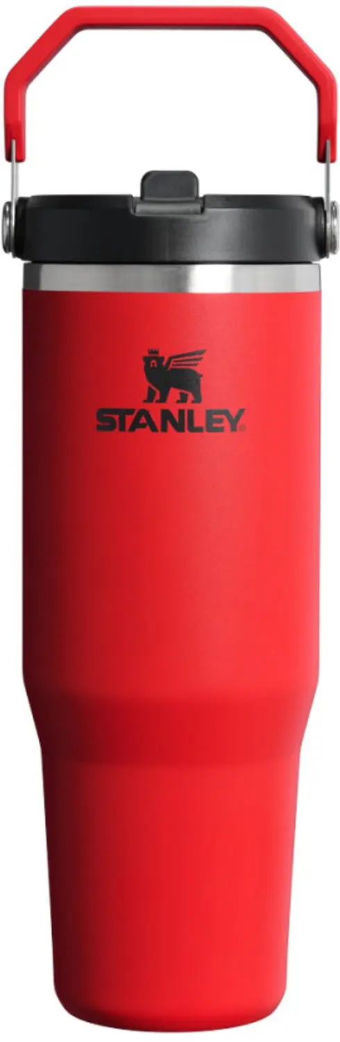 Gourde d'eau Stanley Iceflow™ Flip Straw 2.0 Chili Black
