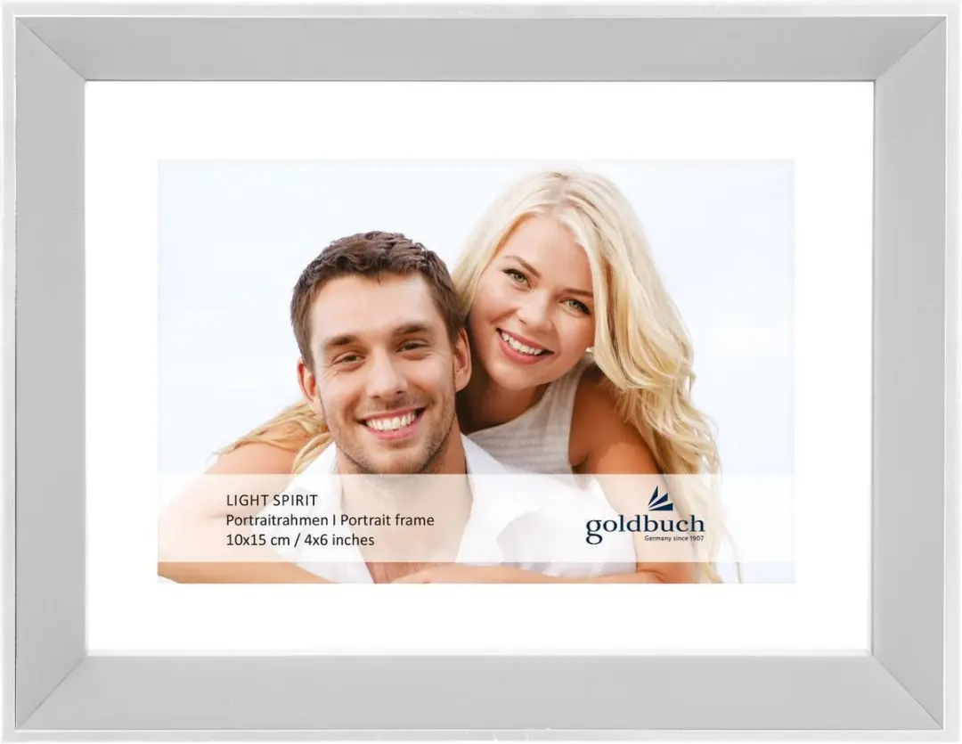 GOLDBUCH GOL-930402 Fotolijst LIGHT SPIRIT GREY voor 10x15 cm foto
