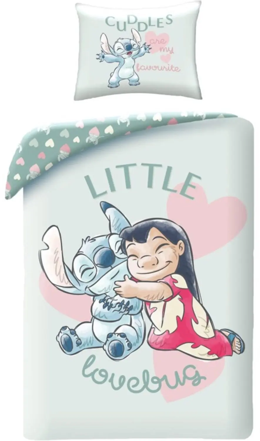 Lilo & Stitch Beddengoedset Little Lovebug 140x200cm