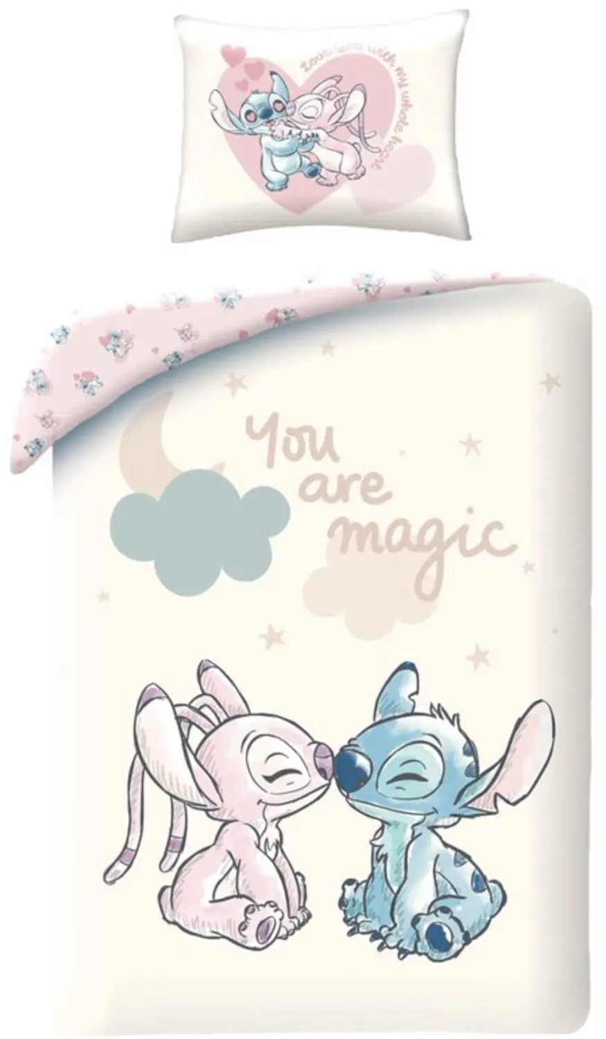 Lilo & Stitch Beddengoedset You Are Magic 140x200cm