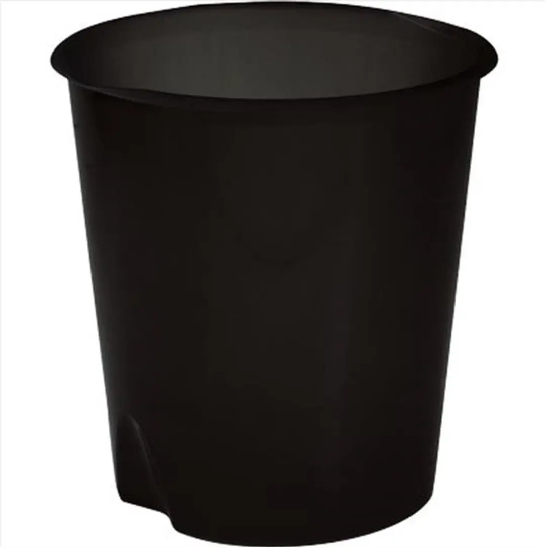 Fellowes E020NE afvalcontainer Rond Polypropyleen (PP) Zwart