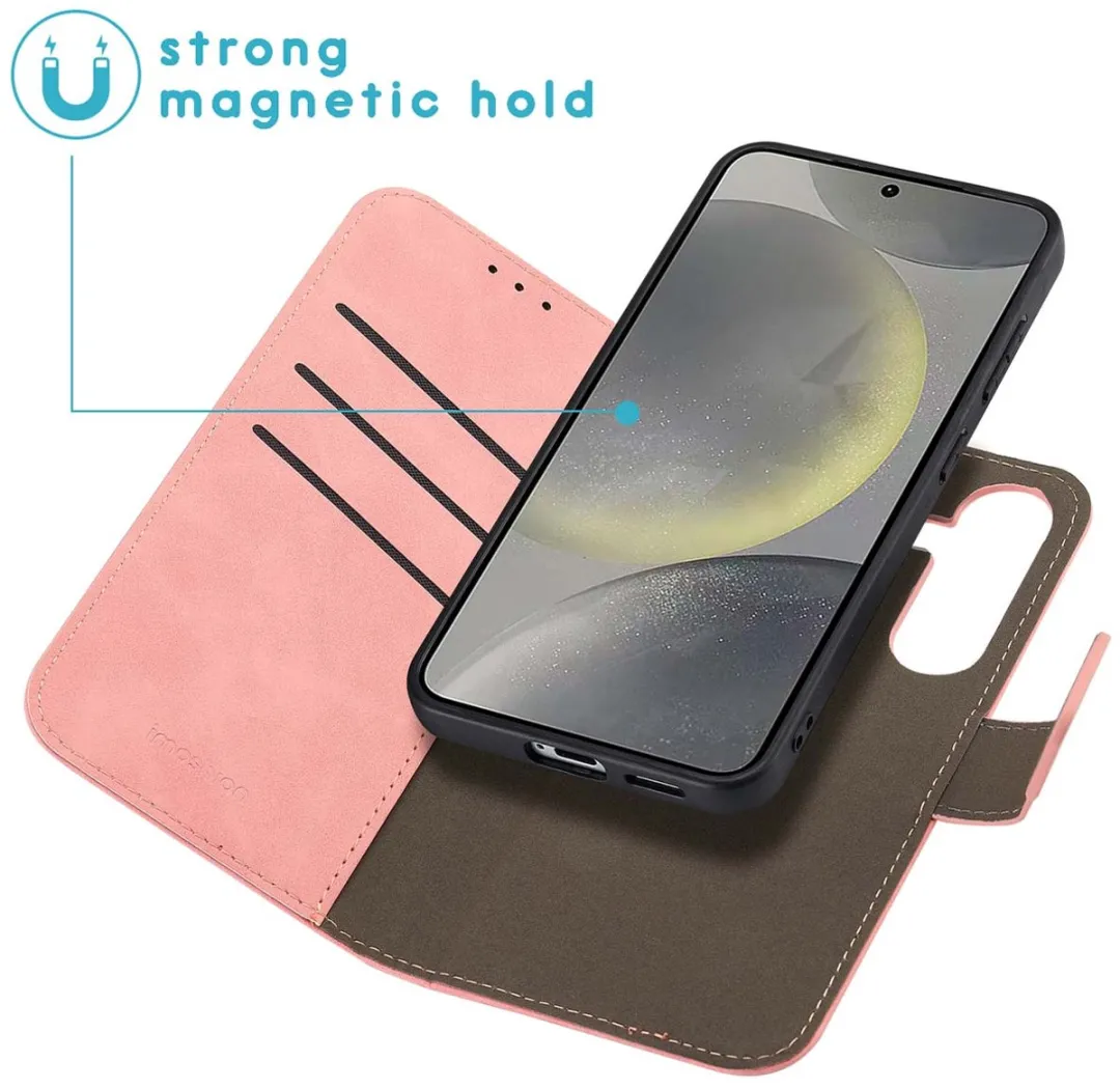 Imoshion Hoesje Samsung Galaxy S25 - 2-in-1 Bookcase Roze