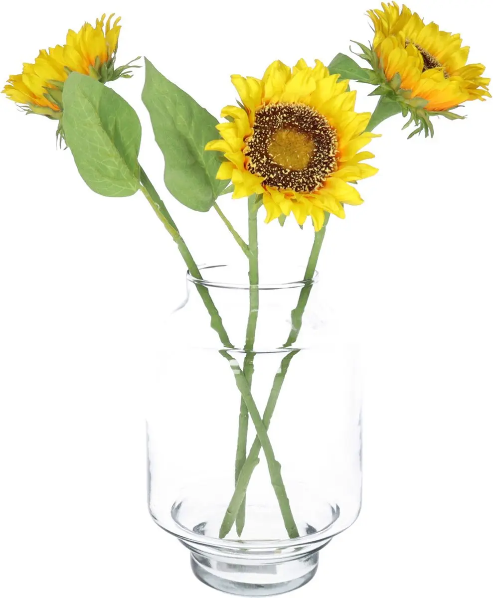 Bellatio Design Kunstbloem Zonnebloem Helianthus