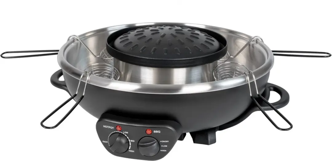 Unold 48745 Aziatische Fondue Hotpot 5L - 1350W - Zwart - afbeelding 5 van 6