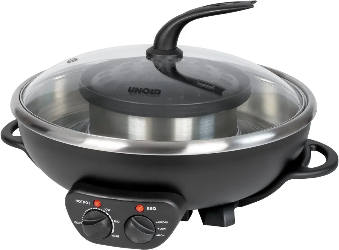 Unold 48745 Aziatische Fondue Hotpot 5L - 1350W - Zwart - afbeelding 4 van 6