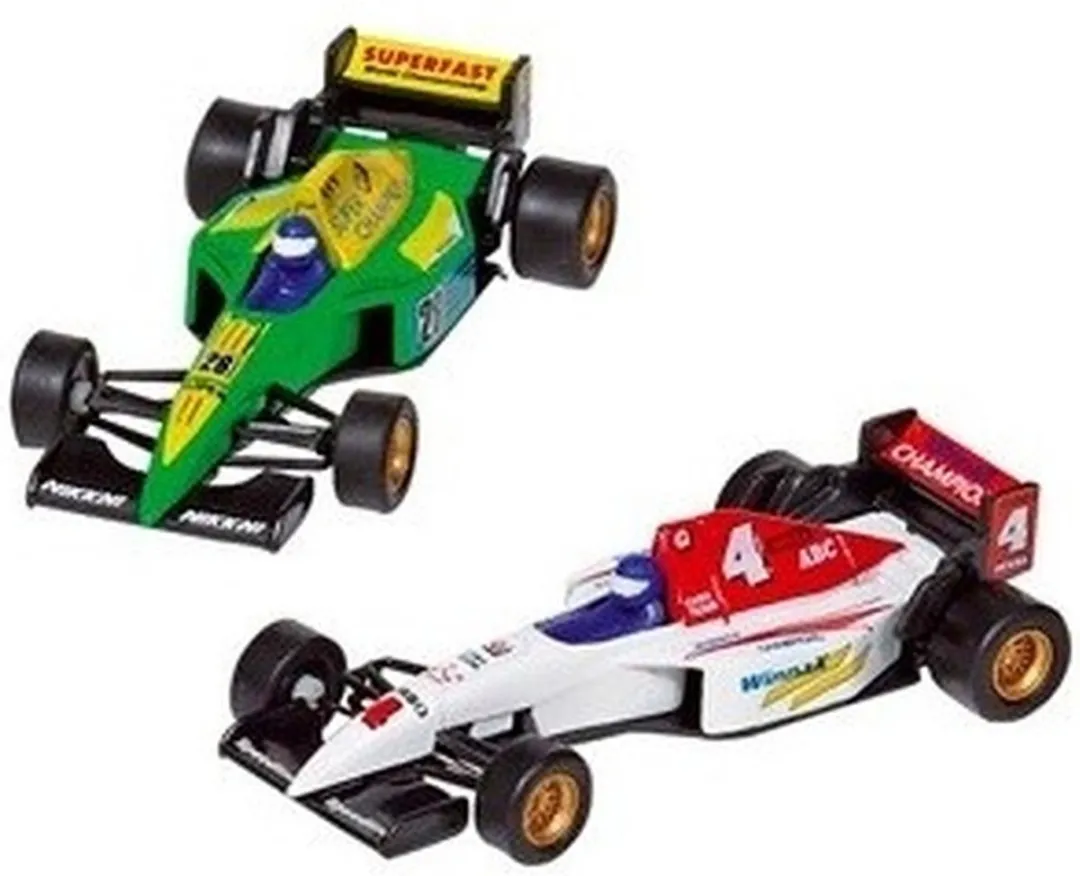 Goki Formule 1 Raceauto Speelgoedset 2 Stuks
