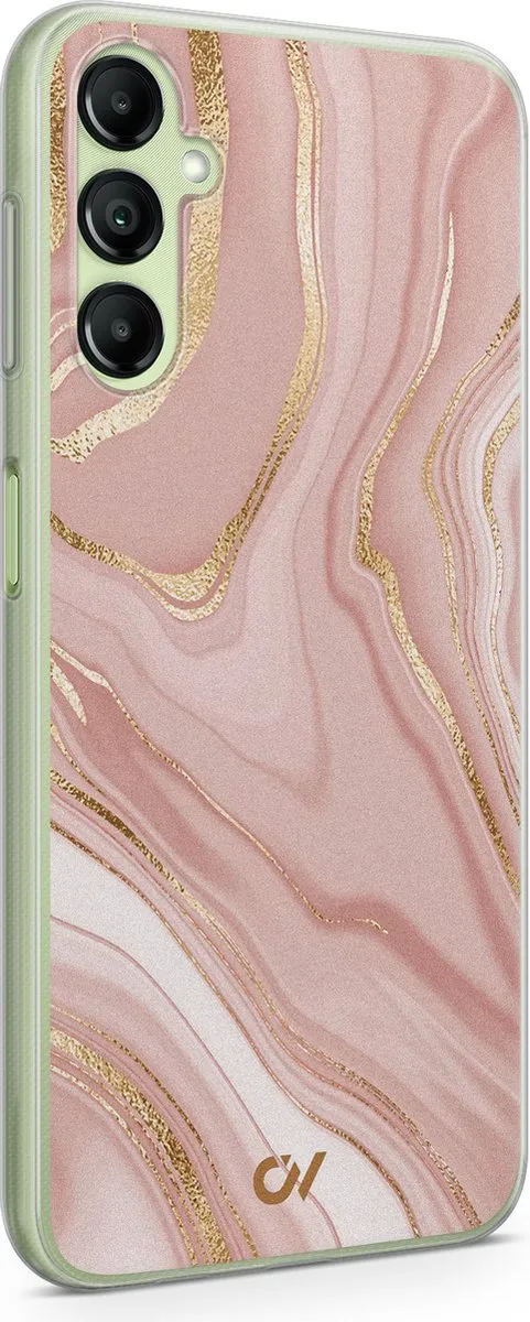 Casevibes Samsung Galaxy A14 5G Hoesje - Roze Marble