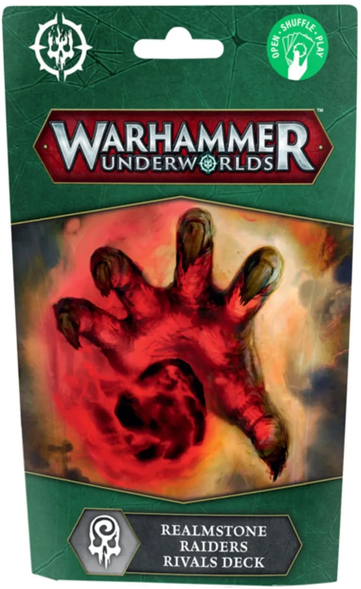 Games Workshop Warhammer Underworlds Realmstone Raiders Deck 33 Stuks
