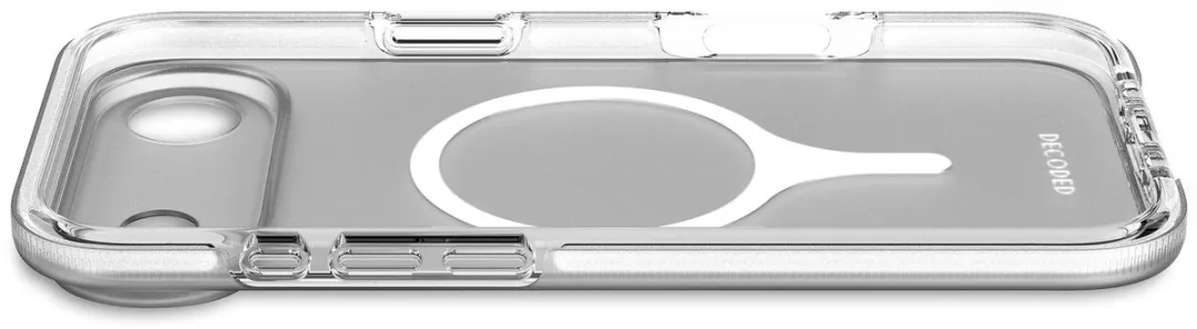 Decoded Clear Frosted Hoesje DEC-I17A-CL - iPhone 17 Air - Transparant Wit