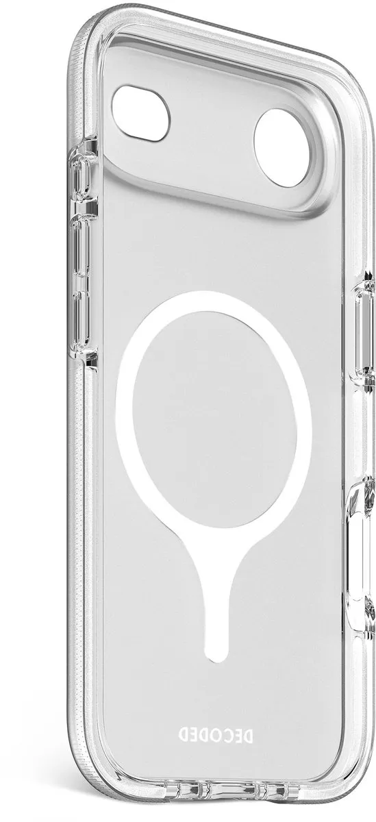 Decoded Clear Frosted Hoesje DEC-I17A-CL - iPhone 17 Air - Transparant Wit
