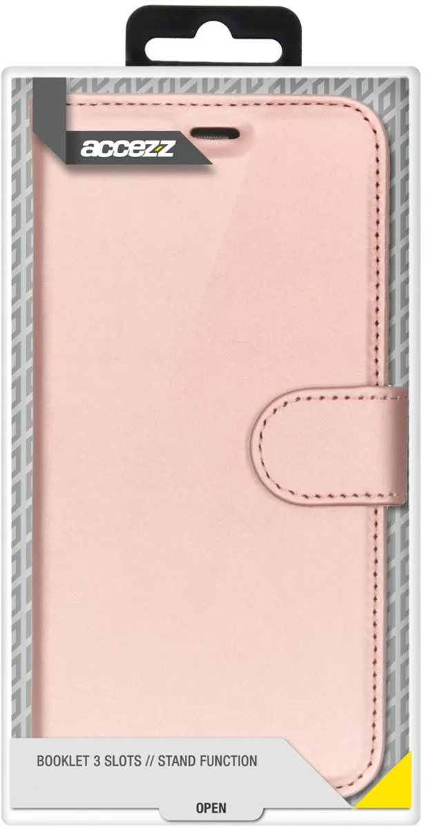 Accezz iPhone 12 Pro Max Hoesje Rosé Goud - 3 Pasjes