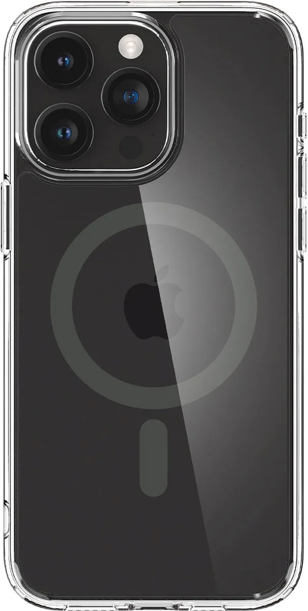 Spigen Ultra Hybrid MagFit ACS06716 Hoesje - iPhone 15 Pro - Grijs