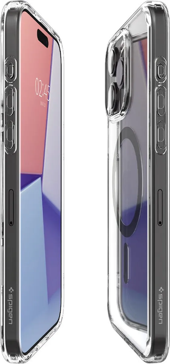 Spigen Ultra Hybrid MagFit ACS06716 Hoesje - iPhone 15 Pro - Grijs