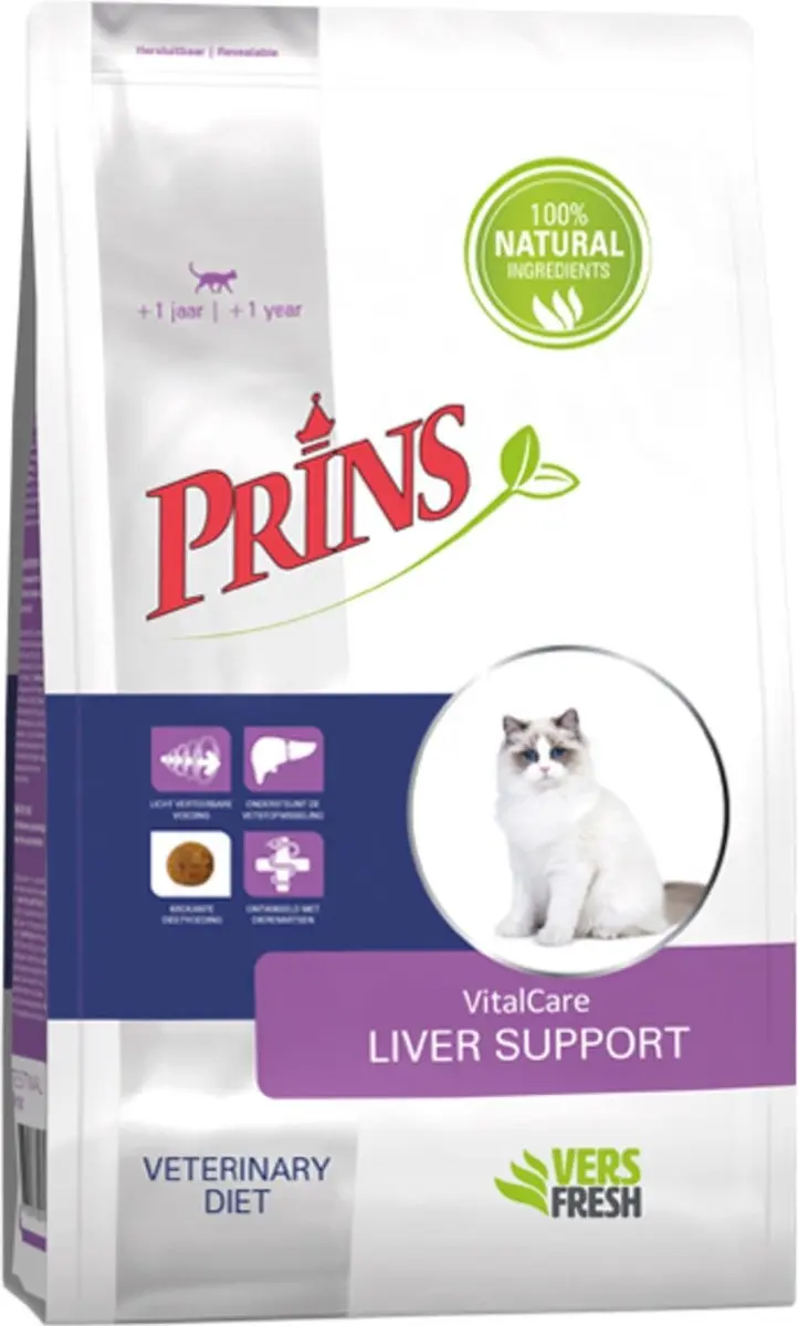 Prins VitalCare Diet Liver Support Kattenvoer 5 kg
