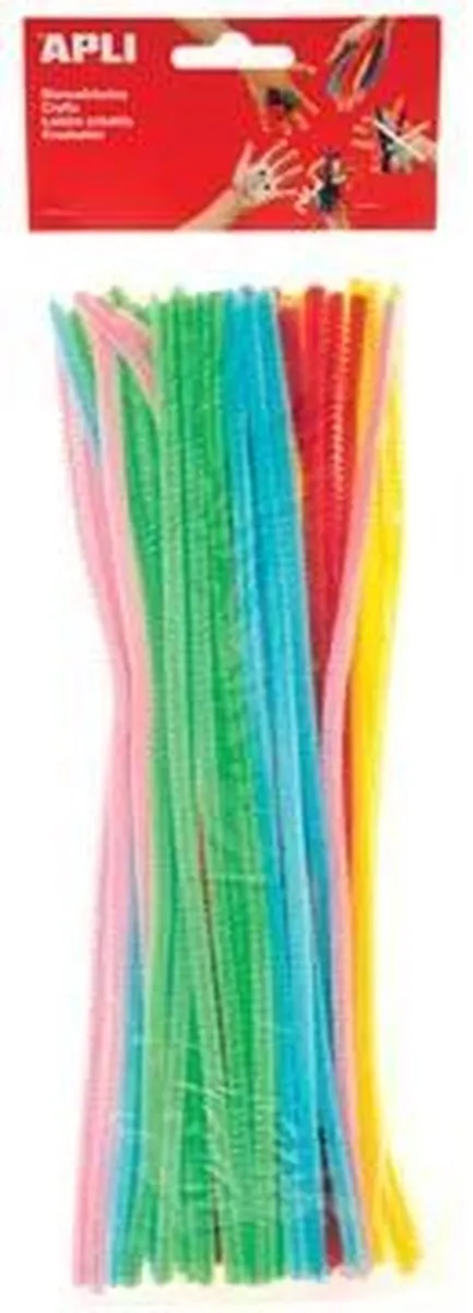 Apli Chenilledraad Fluorescerend - 50 Stuks
