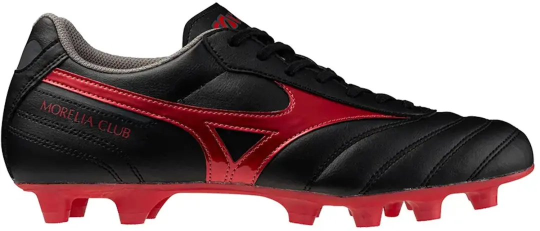 Mizuno Morelia II Club FG Voetbalschoenen - Zwart - afbeelding 4 van 6
