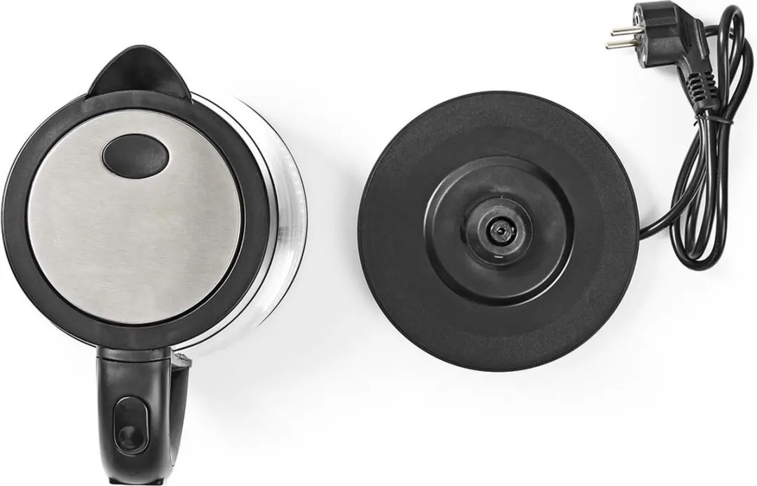 Nedis KAWK320EGS Waterkoker 1.7L - 2200W - Zwart - afbeelding 6 van 6