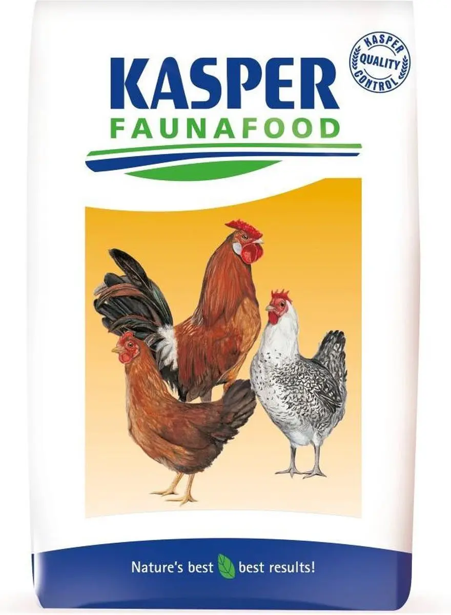 Kasper Faunafood Gemengd Graan & Gebroken Mais Kippenvoer - 20kg - afbeelding 3 van 4