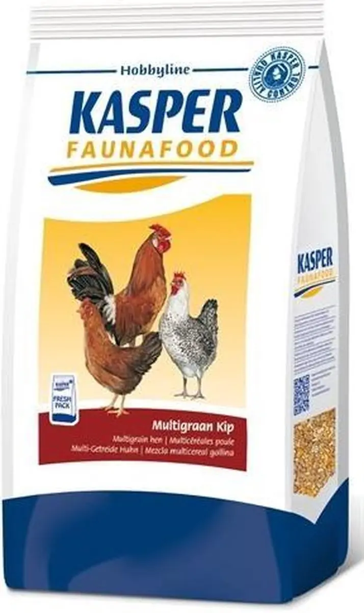 Kasper Faunafood Gemengd Graan & Gebroken Mais Kippenvoer - 20kg - afbeelding 2 van 4