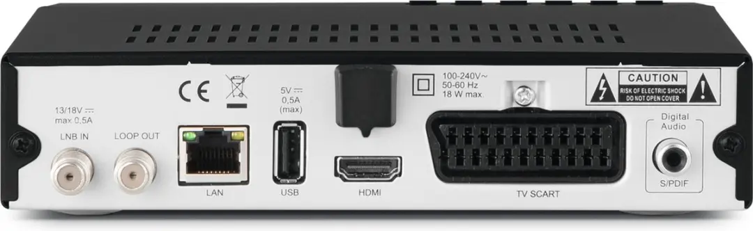 TechniSat HD-S 261 Satellietontvanger - Zwart - afbeelding 4 van 6