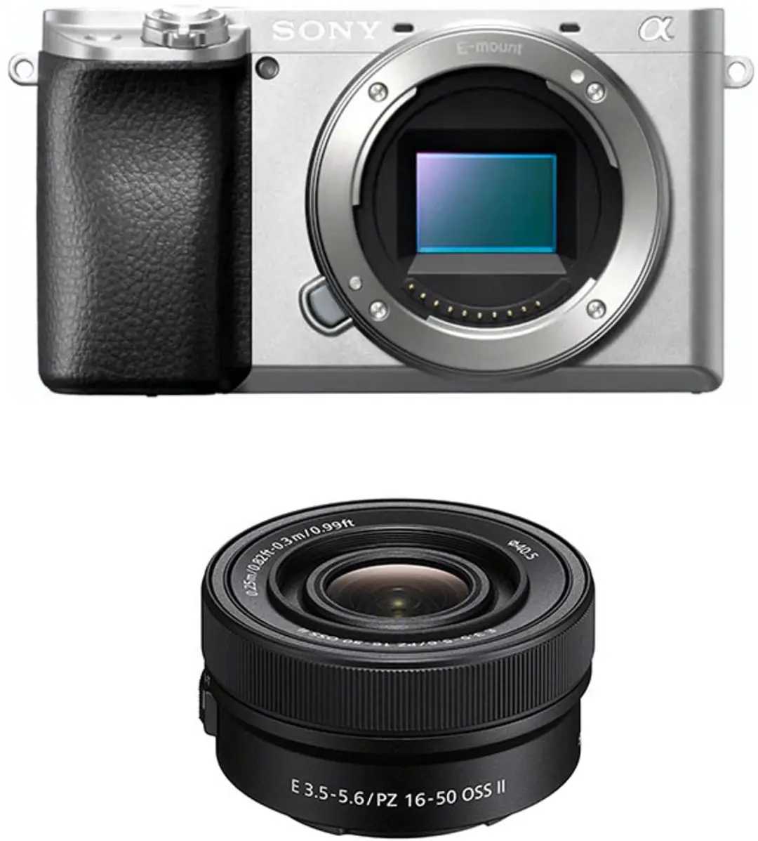 SONY ALPHA 6100 Silber + PZ 16-50 II