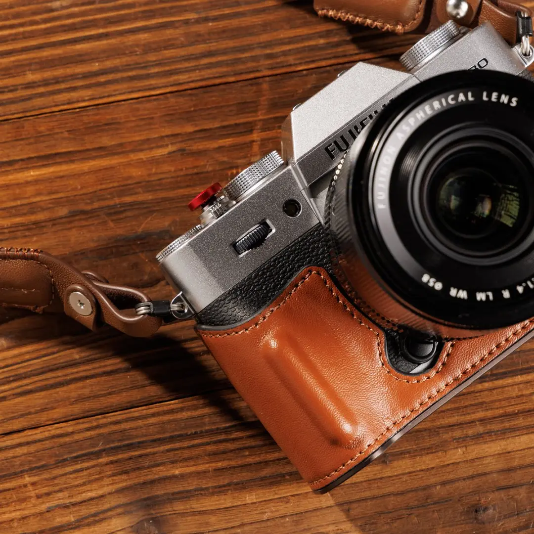 SmallRig 5670 Leren Camerahoes voor FUJIFILM X-T30 - Bruin - afbeelding 3 van 6