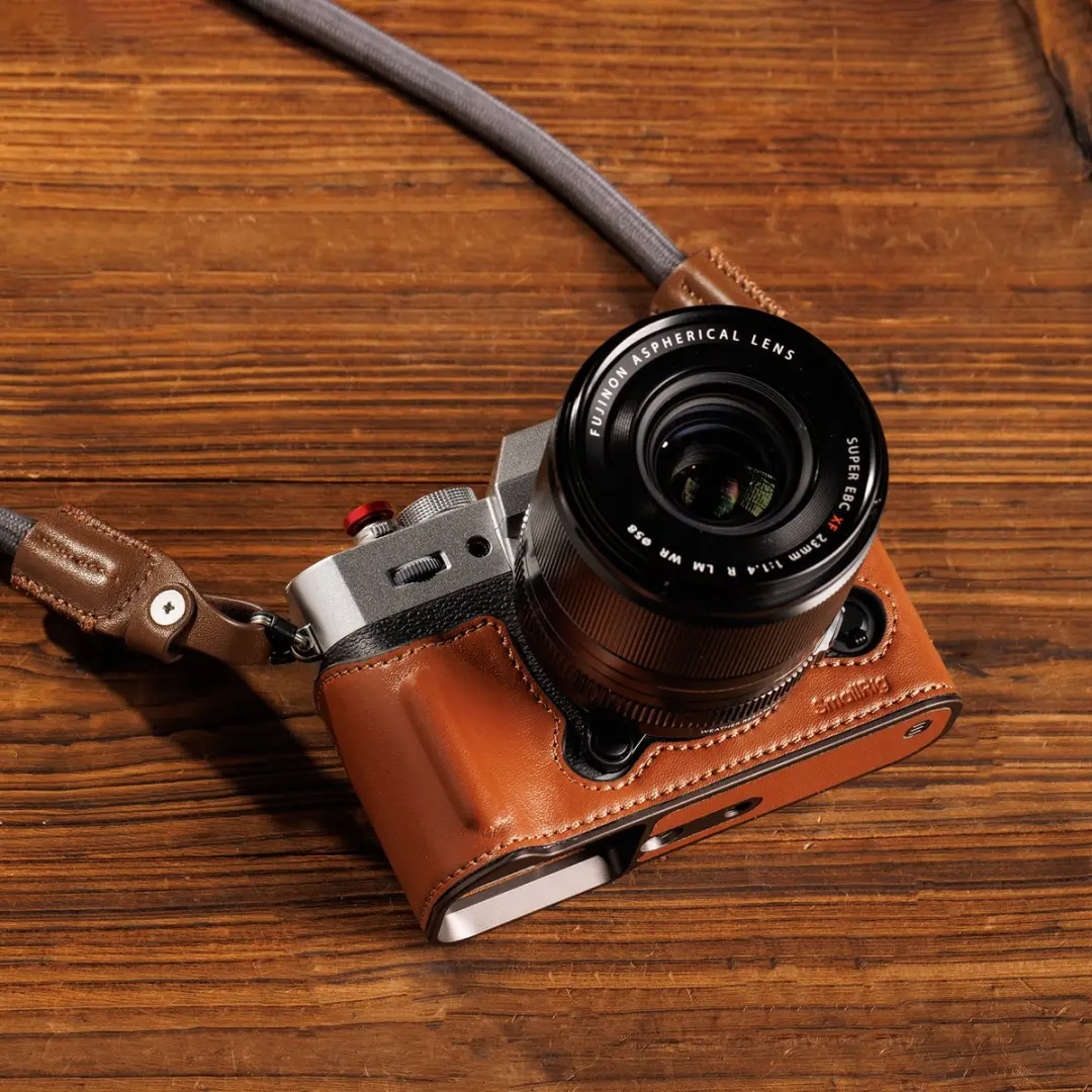SmallRig 5670 Leren Camerahoes voor FUJIFILM X-T30 - Bruin - afbeelding 4 van 6