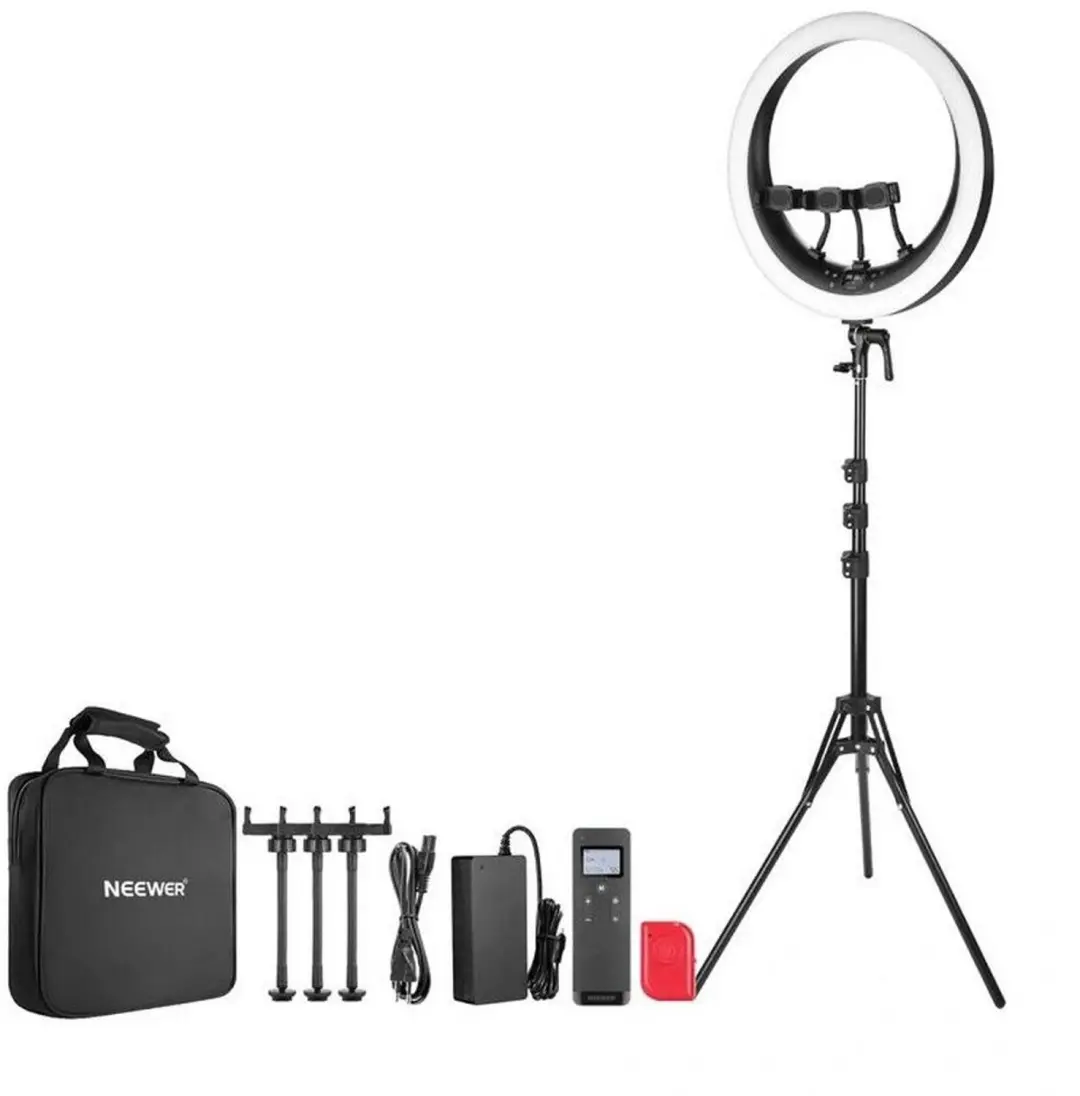 Neewer RL-18 Ringlicht 18 inch - 5600K - Zwart - afbeelding 6 van 6