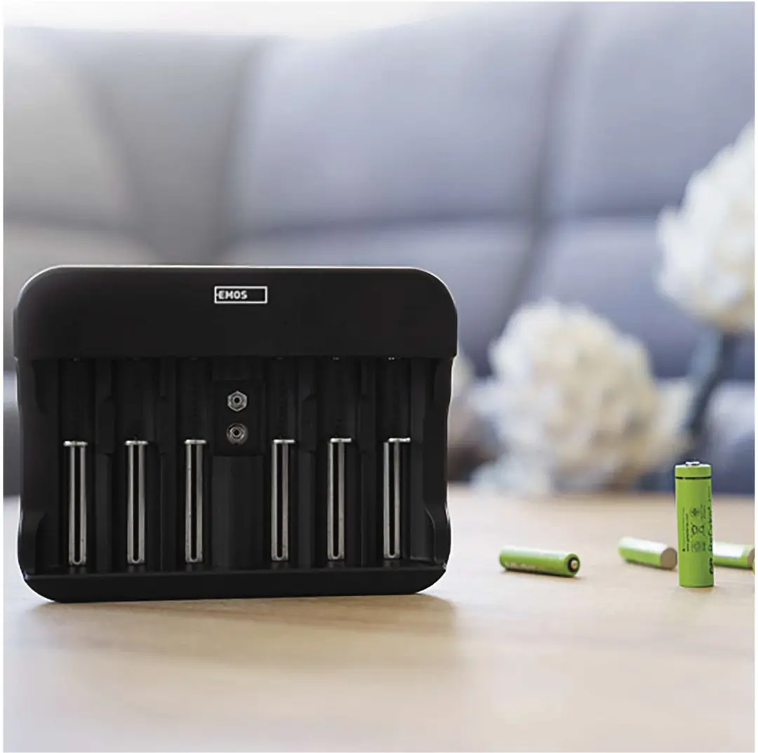Emos BCN-60U Acculader - AA, AAA, C, D, 9V - afbeelding 5 van 6