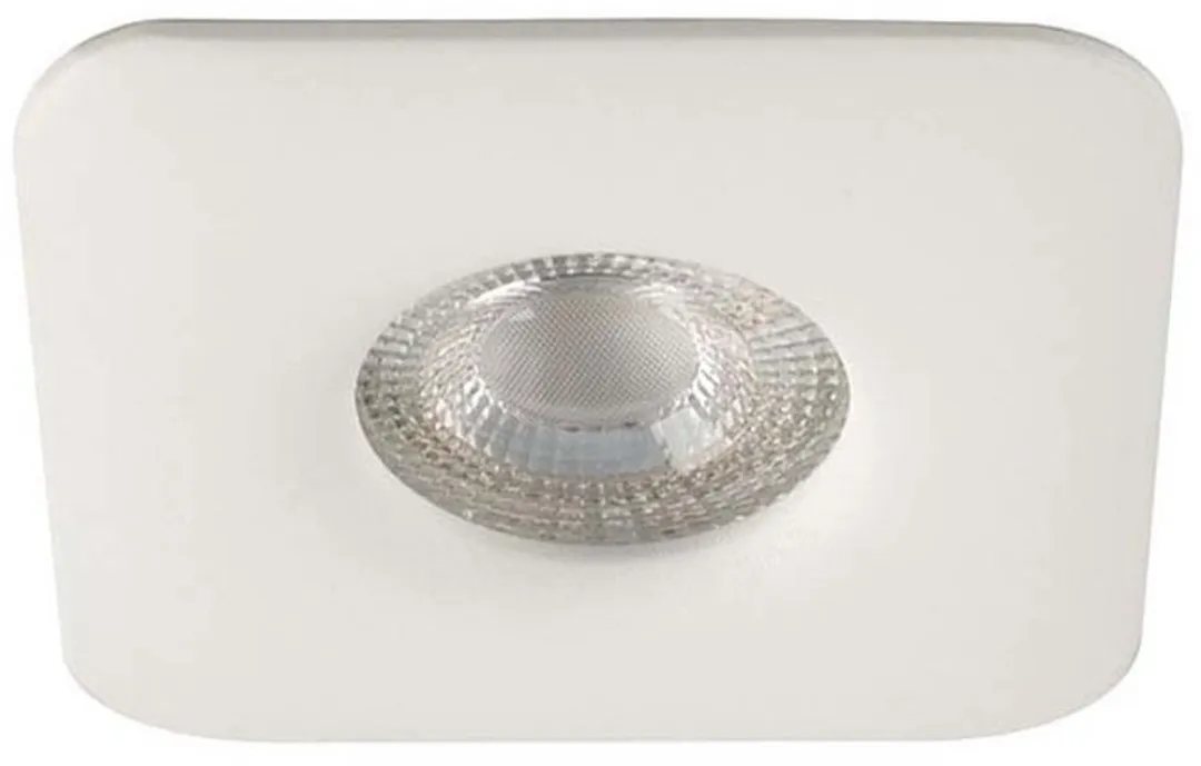 Lybardo Inbouwspots Vierkant 3 Stuks - 8,3 cm Wit