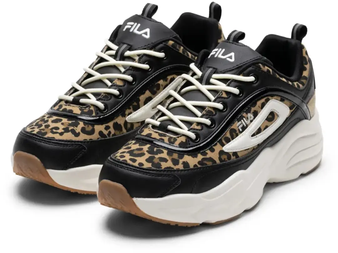 Fila Skye ZP A Dames Sneakers - Zwart/Leopard - afbeelding 2 van 2
