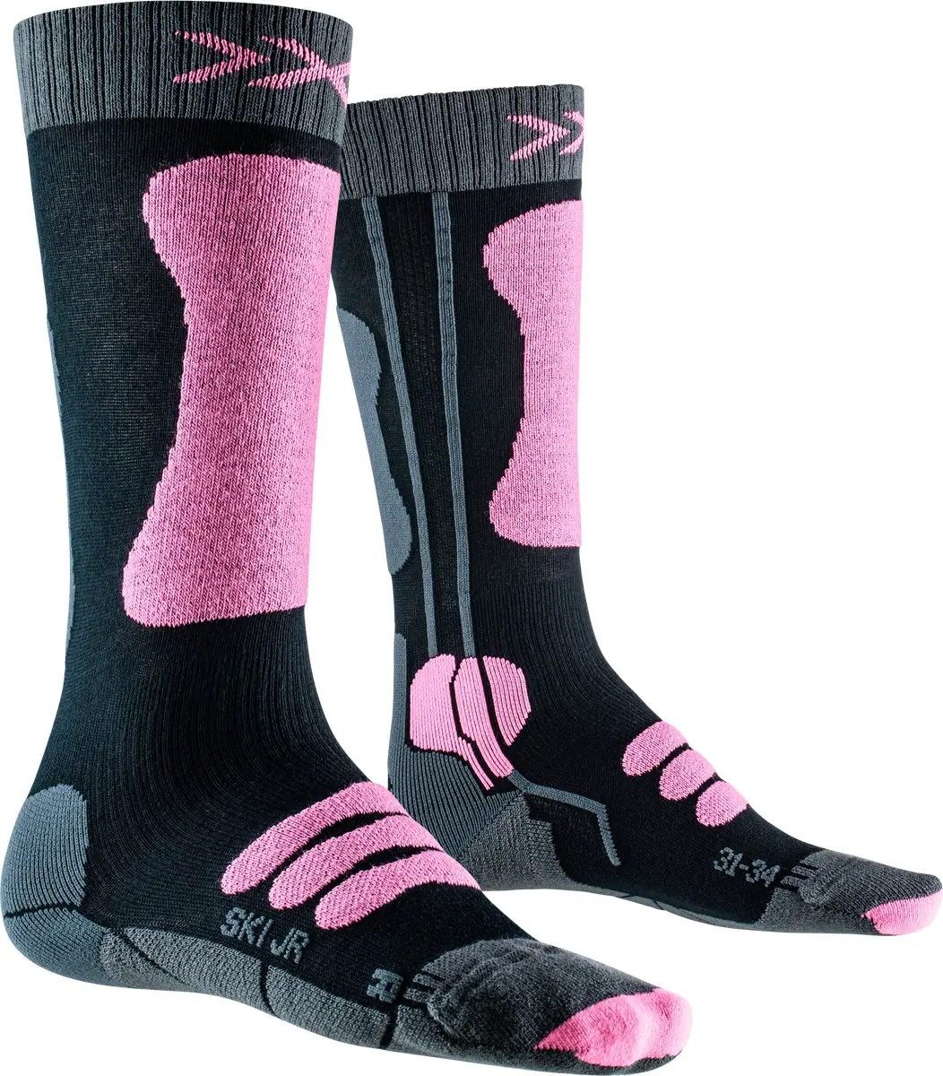 X-Socks Ski Jr 4.0 Kinderskisokken - Antraciet - afbeelding 4 van 4