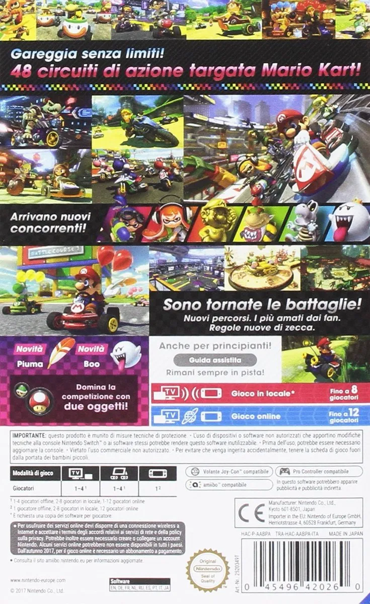 Nintendo Mario Kart 8 Deluxe IT Switch