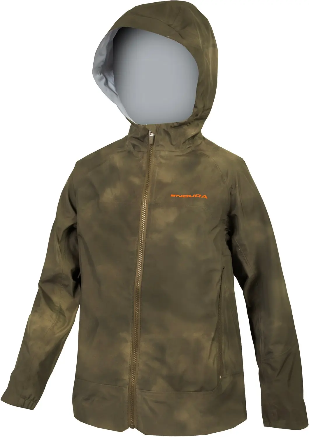 Endura Kids Mt500 Jr Waterproof Jacket Tweed Green