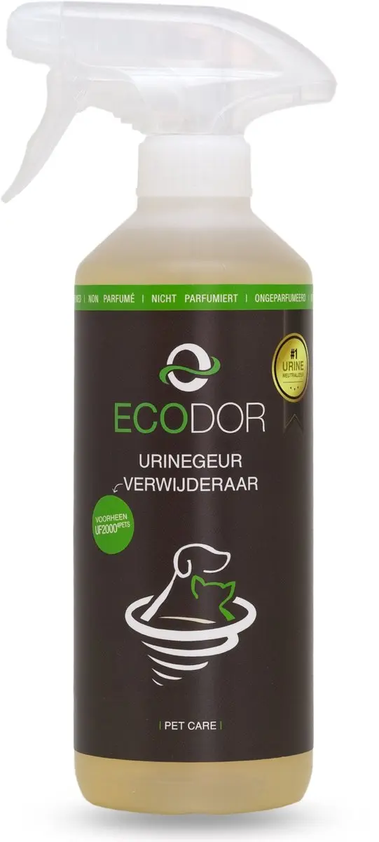 Ecodor UF2000 4Pets – Urinegeur Verwijderaar – 500 ml – Ongeparfumeerd
